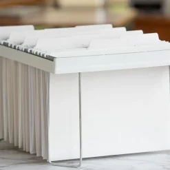 Smead FasTab Recycled Hanging File Folder, 1-Tab, Letter Size, White, 20/Box (64002)