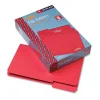 Smead File Folder, 1/3 Cut, Legal Size, Red, 100/Box (17743)