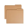 Smead File Folder, 2/5 Cut Tab, Letter Size, Kraft, 100/Box (10786)