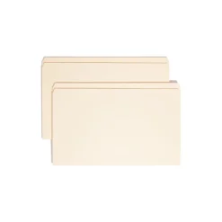 Smead File Folder, Reinforced Straight -Cut Tab, Legal Size, Manila, 100 Per Box (15310)