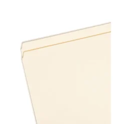 Smead File Folder, Straight-Cut, Legal Size, Manila, 100/Bx (15300)
