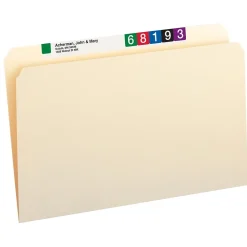 Smead File Folder, Straight-Cut, Legal Size, Manila, 100/Bx (15300)
