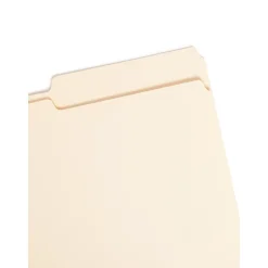 Smead File Folders, 2/5-Cut Tab, Legal Size, Manila, 100 per Box (15385)