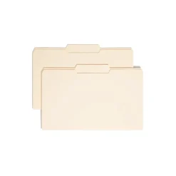 Smead File Folders, 1/3-Cut Tab, Center Position, Legal Size, Manila, 100/Box (15332)
