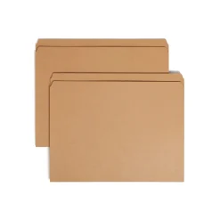 Smead File Folders, Reinforced Straight-Cut Tab, Letter Size, Kraft, 100/Box (10710)