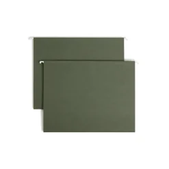 Smead Hanging File Folders, Letter Size, Standard Green, 25/Box (64010)