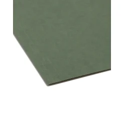 Smead Hanging File Folders, 1/5-Cut Tab, Legal Size, Standard Green, 25/Box (64155)