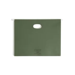 Smead Hanging File Folders, 3 1/2" Expansion, Letter Size, Standard Green, 10/Box (64220)