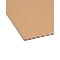 Smead Heavy Duty Straight Cut Tab File Folder, Legal Size, Kraft, 100/Box (15710)