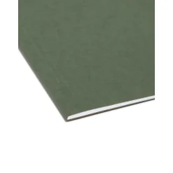 Smead Heavy Duty TUFF Recycled Hanging File Folder, 3-Tab Tab, Legal Size, Standard Green, 20/Box (64136)