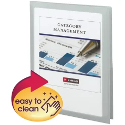 Smead 2-Pocket Presentation Folder, Oyster, 5/Pack (87706)