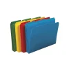 Smead Poly File Folder, 1/3-Cut- Tab Letter Size, Assorted Colors, 24/Box (10500)