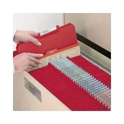Smead Pressboard File Folders, 1/3-Cut Tab, 1
