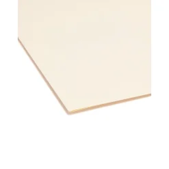 Smead Reinforced 3-Tab File Folders, Letter Size, Manila, 100/Box (10434)
