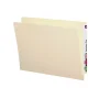 Smead Standard Reinforced File Folders, Straight Cut, Letter Size, Manila, 100/Bx (24113)