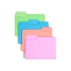 Smead SuperTab File Folders, 1-Tab, Letter Size, Assorted, 24/Pack (11957)