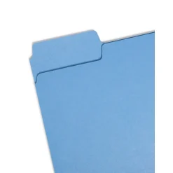 Smead SuperTab Heavy Duty File Folders, 1/3 Cut, Letter Size, Multicolor, 50/Bx (10410)