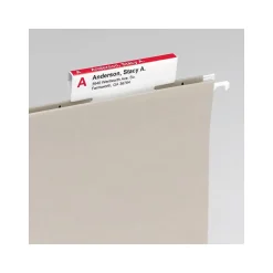 Smead Viewables Premium 3D Hanging Folder Tabs & Labels, White, Bulk Pack (64910)