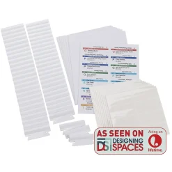 Smead Viewables Premium 3D Hanging Folder Tabs & Labels, White, Bulk Pack (64910)