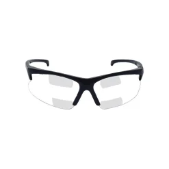 Smith & Wesson 30-06 Scratch-Resistant Dual Reader Safety Glasses; Black Frame, Clear Lens (SMITH & WESSON)