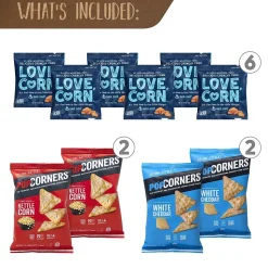 Snack Bx Pros Salty & Sweet Snack Box, 43/Box (700-00167)