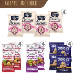 Snack Bx Pros Salty & Sweet Snack Box, 43/Box (700-00167)