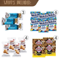 Snack Bx Pros Salty & Sweet Snack Box, 43/Box (700-00167)