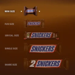 Snickers Minis Milk Chocolate Candy Bar, 35.6 oz., 2/Bag (MMM21024)