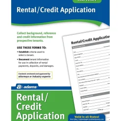 Socrates Carbonless Rental / Credit Applications, 8.5'' x 11'', 4 Sets/Book (LF213P)