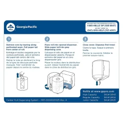 SofPull Centerpull Paper Towel Dispenser, Black (58204B)