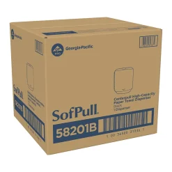 SofPull Centerpull Paper Towel Dispenser, Black (58201B)