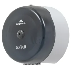 SofPull Georgia-Pacific High-Capacity Center Pull Bathroom Dispenser, Translucent Smoke (56501)