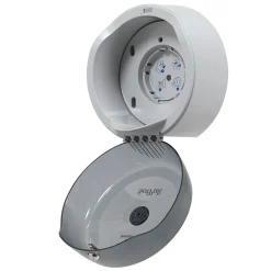 SofPull Georgia-Pacific High-Capacity Center Pull Bathroom Dispenser, Translucent Smoke (56501)