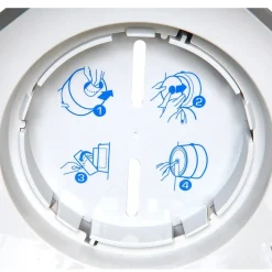 SofPull Georgia-Pacific High-Capacity Center Pull Bathroom Dispenser, Translucent Smoke (56501)