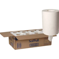 SofPull Junior Centerpull Paper Towels, 1-ply, 275 Sheets/Roll, 8 Rolls/Pack (28125)