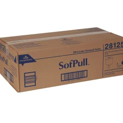 SofPull Junior Centerpull Paper Towels, 1-ply, 275 Sheets/Roll, 8 Rolls/Pack (28125)