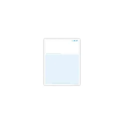 Solid Color Laser Statements, Style B, with Credit Card Information, Teal