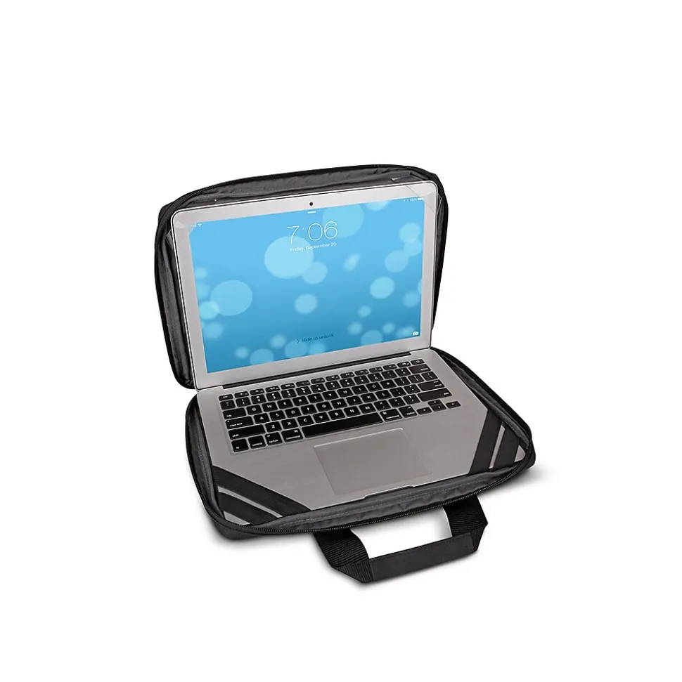 Solo 13.3" Fabric Water Resistant Laptop Bag, Black (PRO151-4X)