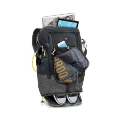 Solo Everyday Max Laptop Recycled Backpack, Large, Navy/Gray (ACV732-4)