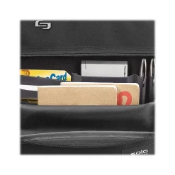 Solo Laptop Briefcase, Black Polyester (UBN310-4X)