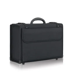 Solo New York Classic 16" Laptop Briefcase, Black Vinyl (PV50-4)