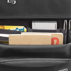 Solo New York Duane Hybrid Polyester Briefcase, Laptop Compatible, Grey (UBN31010)