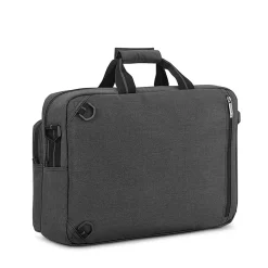 Solo New York Duane Hybrid Polyester Briefcase, Laptop Compatible, Grey (UBN31010)