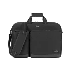 Solo New York Duane Hybrid Polyester Briefcase, Laptop Compatible, Black (UBN310-4)