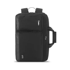 Solo New York Duane Hybrid Polyester Briefcase, Laptop Compatible, Black (UBN310-4)