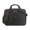 Solo New York Everyday Laptop Briefcase, Black/Orange Polyester (UBN106-4)