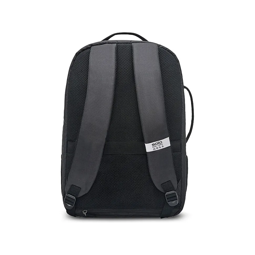 Solo New York Grand Travel Laptop Backpack, Large, Black (UBN780-4)