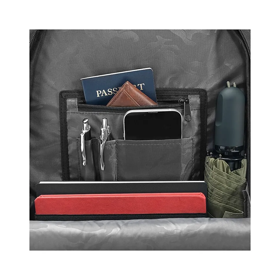 Solo New York Grand Travel Laptop Backpack, Large, Black (UBN780-4)