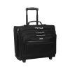 Solo New York Midtown Collection Columbus Laptop Rolling Briefcase, Black Polyester (B64-4)