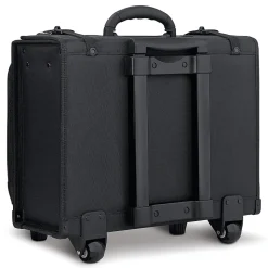 Solo New York Midtown Collection Morgan Laptop Rolling Briefcase, Black Polyester (B151-4)